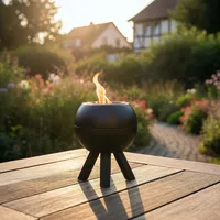 edenoutdoor Feuerschale Ø 22 cm Schwarz
