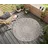 freundin Home Collection Nora In- Outdoor Teppich Rund – Wendeteppich Wetterfest Modernes Design Runder Teppich für Balkon Terrasse Wintergarten Badteppich Wohnzimmerteppich, Grau Creme, 200cm