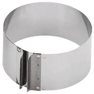 Kaiser Tortenring Patisserie 16,5-32 cm Edelstahl Silber