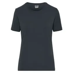 Damen Bio Workwear T-Shirt Stretch JN1801, carbon, Größe XL - carbon - XL