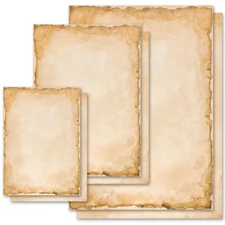 50 Blatt Briefpapier Motivpapier VINTAGE Antik & History - DIN A4 Format - Paper-Media