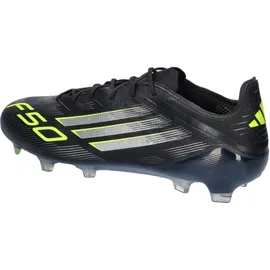 adidas F50 Elite FG Core Black/Iron Metallic/Lucid Lemon 44