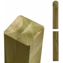 Plus Zaunpfosten 9 x 9 cm 298 cm Natur/Holz