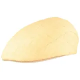Breiter Schiebermütze Leichte Stroh-Flatcap mit CoolMax beige S