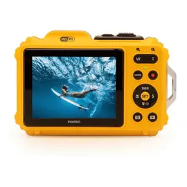 Kodak Pixpro WPZ2 Unterwasser Digitalkamera Gelb 4x opt. Zoom, LCD (230K Pixel)