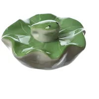 MARELIDA Teichdeko Schwimmfrosch Dekofigur Frosch für Teich Wasserschale 7,8cm