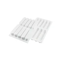 SCHNEIDER Backform, weiß 115253 , Form: Eclairs
