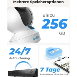 Reolink 5MP PTZ Überwachungskamera Auto-Tracking, 3X Optischem Zoom, Baby Monitor mit Mensch/Haustiererkennung