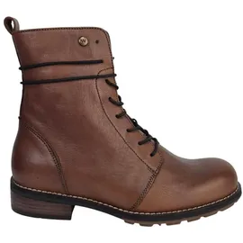 WOLKY Comfort Schnürschuhe Murray XW - 20430 Leder Cognac - 39 - 39 EU