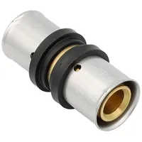 Pipetec Pressfitting Kupplung 20x2 mm TH Kontur Mehrschicht-Alu