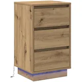 vidaXL Nachtschrank Artisan-Eiche 39 x 34,5 x 65 cm Braun