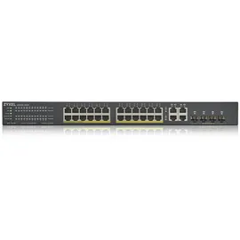 ZyXEL GS1920-24HPv2 Smart Switch (24x Gigabit PoE+ + 4x SFP)