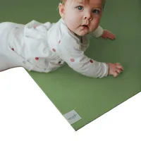 SanoSoft Krabbelmatte Olivgrün, | Gr.: 80 x 100 cm