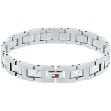 Tommy Hilfiger Armband TOMMY HILFIGER "SS24 GEOMETRIC, 2790566, 2790567, 2790568" Armbänder Gr. Edelstahl, silberfarben (edelstahlfarben) Herren