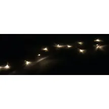 Buri LED-Lichterkette 10-LED Dekolichter Leuchtkette Beleuchtung Weihnachtsdeko