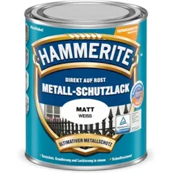 HAMMERITE Metallschutz-Lack 750 ml matt weiß