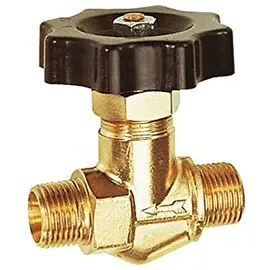 Riegler Absperrventil, Messing, AG, G 1/2, DN 11