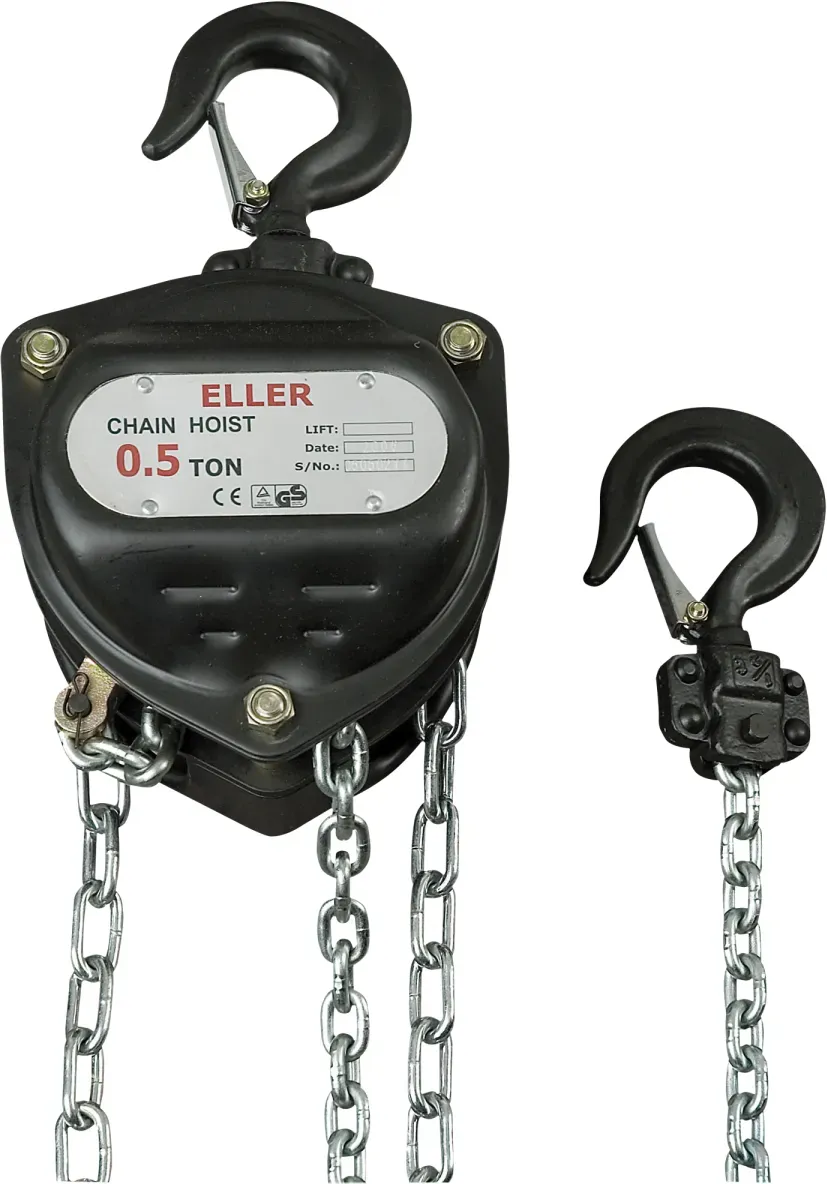 Eller PH2 Manual Chain Hoist 500 kg Hubhöhe 10 m - Mit Überladungsschutz