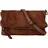 Cluty Abendtasche Leder Brown