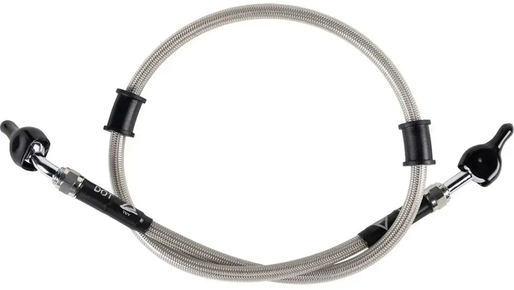 Moose Hard-parts H02-2-044/p-cl Bremsleitungssatz Hinten - Silver - One Size