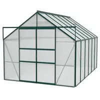 Vitavia Gewächshaus Neptun Plus 9900 HKP, inkl. Fundament, ca. B257/H238/T383 cm