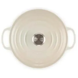 Le Creuset Signature Bräter 20 cm rund meringue