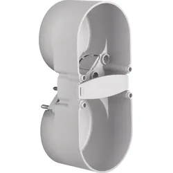Berker 9191502 Berührungsschutzdose 2fach, Integro Modul-Einsätze, grau