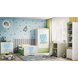 raumhirsch furniture Kinderbett Raumhirsch 80 x 160 cm Holzwerkstoff grün