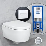 Geberit iCon Wand-WC mit WC-Sitz Weiß