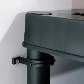Curver Lagerregal Kunststoff 60 x 30 x 135 cm schwarz 4 Fachböden