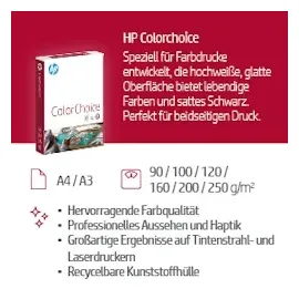 HP ColorChoice A4 100 g/m2 500 Blatt