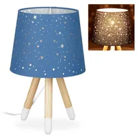 Relaxdays Relaxdays, Tischlampe, Tischlampe Kinderzimmer (E14)