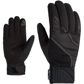 Ziener UZOMI Langlauf/Nordic/Crosscountry-Handschuhe | extra warm, Touch, Soft-Shell, Black, 7,5