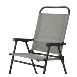 INDA-EXCLUSIV Campingstuhl Grau