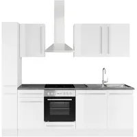 BASIC by Balculina Küchenzeile Jazz 250 cm weiß