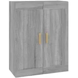 vidaXL Wandschrank Grau Sonoma 69,5x32,5x90 cm Holzwerkstoff