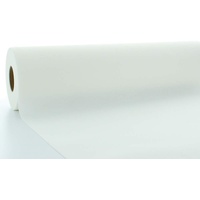 Mank Tischdeckenrollen Uni | Rollenware 80 cm x 40 m aus Airlaid stoffähnlich Tischdecke für Gastronomie | (Weiß, 80 cm x 40 m)