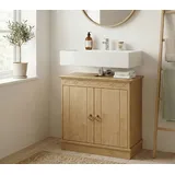 OTTO home Waschbeckenunterschrank Indra 64 x 66 x 32 cm natur