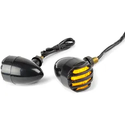 Blinker LED universell Vintage schwarz
