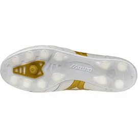 Mizuno Morelia II Elite FG Herren White/Football Gold/Galaxy Silver 41