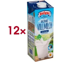 Hofgut 12er-Pack haltbare Vollmilch »H-Vollmilch 3,5% Fett«