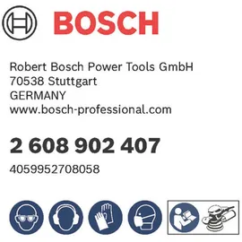 Bosch EXPERT O780 Schleifpapier Set 125 mm 9-tlg.