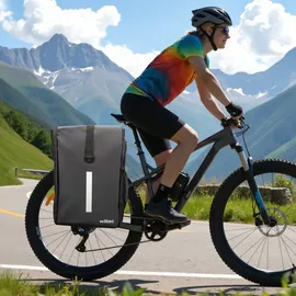 Wiltec Gepäckträgertasche 16 l schwarz