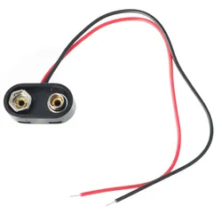 AccuCell Batterieclip für 9 V Block T-Form High Quality