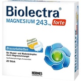 Biolectra Magnesium 243 mg forte Orange Brausetabletten 20 St.