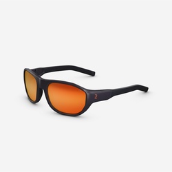 Sonnenbrille Wandern MH T500 Kinder 6–10 Jahre Kategorie 4 dunkelblau/orange, grau|schwarz, EINHEITSGRÖSSE