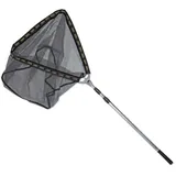 Zebco Erwachsene Netze und Landungshilfen Klappkescher 2.10m Tele Rubber Net 3 Sec. 10mm Netze & Landungshilfen, Mehrfarbig