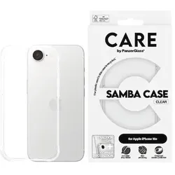 CARE by PanzerGlass® Case Fashionable Samba, Transparent iPhone 16e