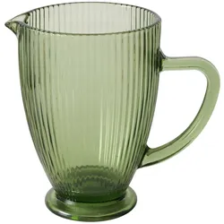 Boltze Krug Rigano aus Glas, 1000ml, Grün