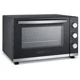KitchenChef 30l Multifunktions-Heißluftofen Schwarz/Silber